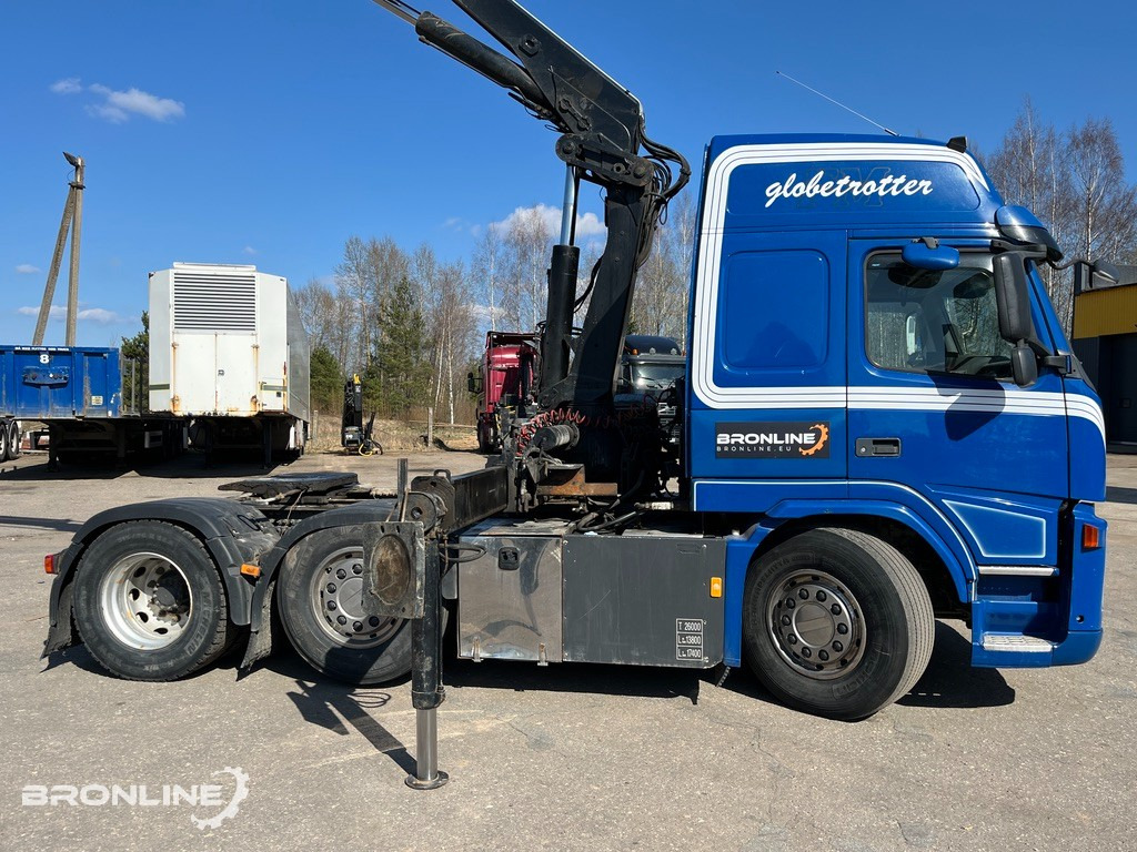 2008 VOLVO FM440 6x2+HIAB Crane+Platform trailer - Tractor unit, Dropside/ Flatbed semi-trailer: picture 4 2008 VOLVO FM440 6x2+HIAB Crane+Platform trailer - Tractor unit, Dropside/ Flatbed semi-trailer: picture 4