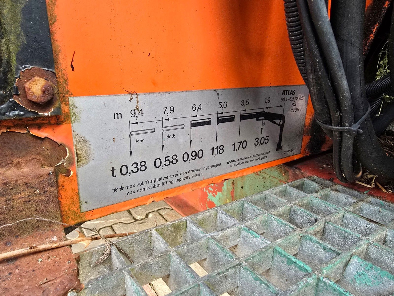 Kran Ladekran Atlas 60.1 - 6,5 / A2 Abrollcontai - Hook lift truck, Crane truck: picture 3 Kran Ladekran Atlas 60.1 - 6,5 / A2 Abrollcontai - Hook lift truck, Crane truck: picture 3