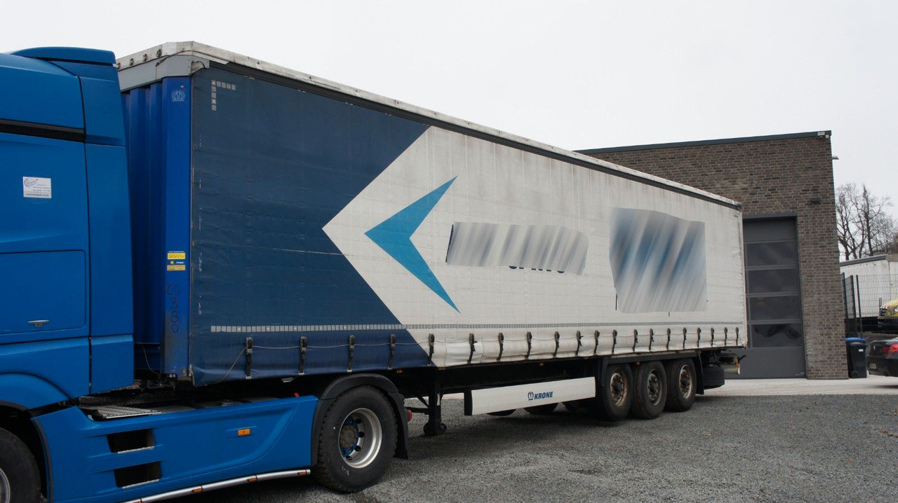 Krone SD Doppelter Boden Verstärkte Plane 2x Liftachse - Curtainsider semi-trailer: picture 1 Krone SD Doppelter Boden Verstärkte Plane 2x Liftachse - Curtainsider semi-trailer: picture 1
