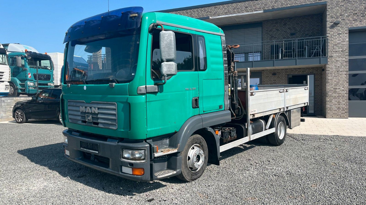 MAN TGL 8.180 4x2 Kran Hiab Tempomat MAN TGL 8.180 4x2 Kran Hiab Tempomat - Flatbed van: picture 2 MAN TGL 8.180 4x2 Kran Hiab Tempomat MAN TGL 8.180 4x2 Kran Hiab Tempomat - Flatbed van: picture 2