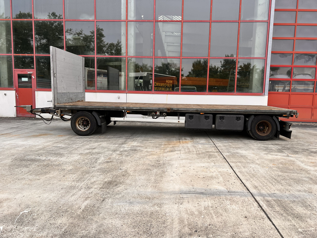 Low loader trailer for transportation of heavy machinery Ackermann PA-F 18/7.4E  2 Achs Jumboanhänger Mega: picture 7