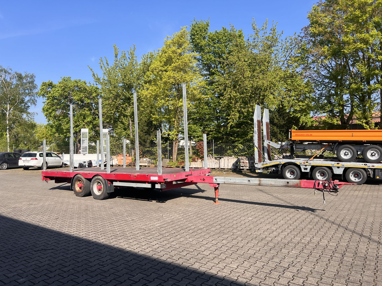 Auwaerter X-LTL110 Tandempritsche, ausziehbar - Dropside/ Flatbed trailer: picture 1 Auwaerter X-LTL110 Tandempritsche, ausziehbar - Dropside/ Flatbed trailer: picture 1