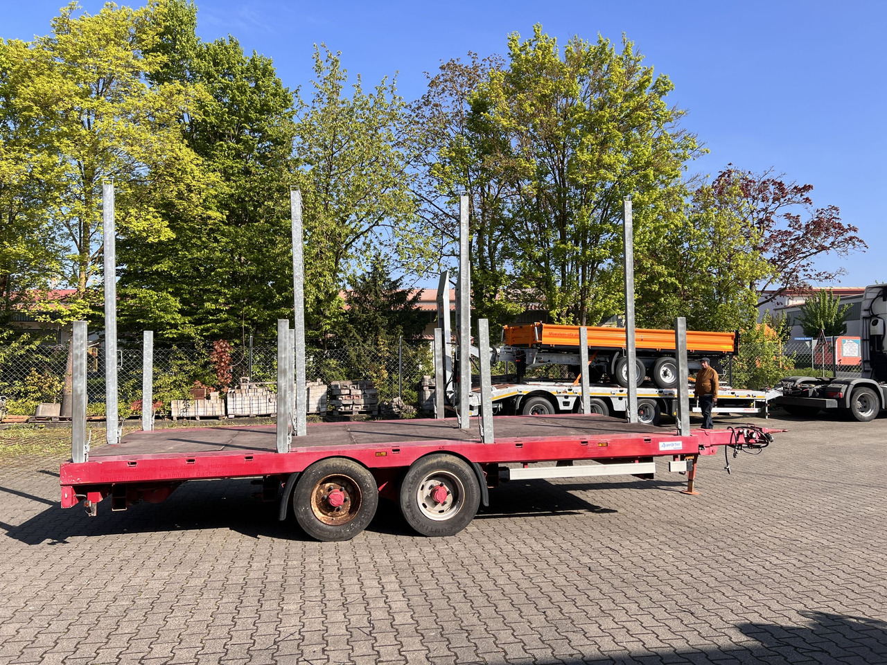 Auwaerter X-LTL110 Tandempritsche, ausziehbar - Dropside/ Flatbed trailer: picture 5 Auwaerter X-LTL110 Tandempritsche, ausziehbar - Dropside/ Flatbed trailer: picture 5