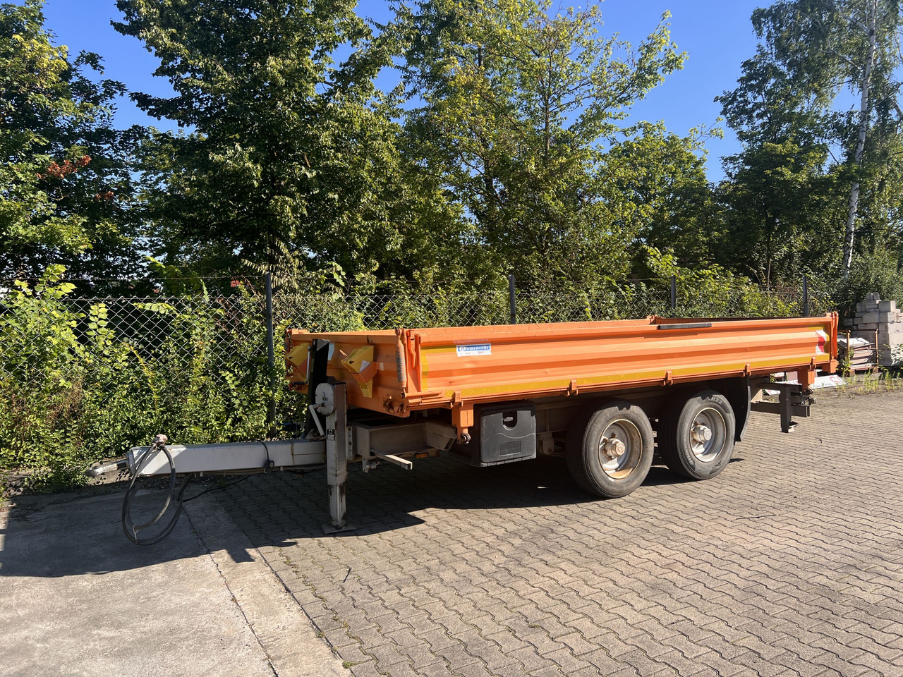 Blomenroehr 888/14000 14 t Tandemkipper- Tieflader - Tipper trailer: picture 4 Blomenroehr 888/14000 14 t Tandemkipper- Tieflader - Tipper trailer: picture 4