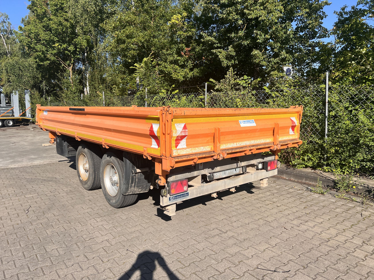 Blomenroehr 888/14000 14 t Tandemkipper- Tieflader - Tipper trailer: picture 2 Blomenroehr 888/14000 14 t Tandemkipper- Tieflader - Tipper trailer: picture 2