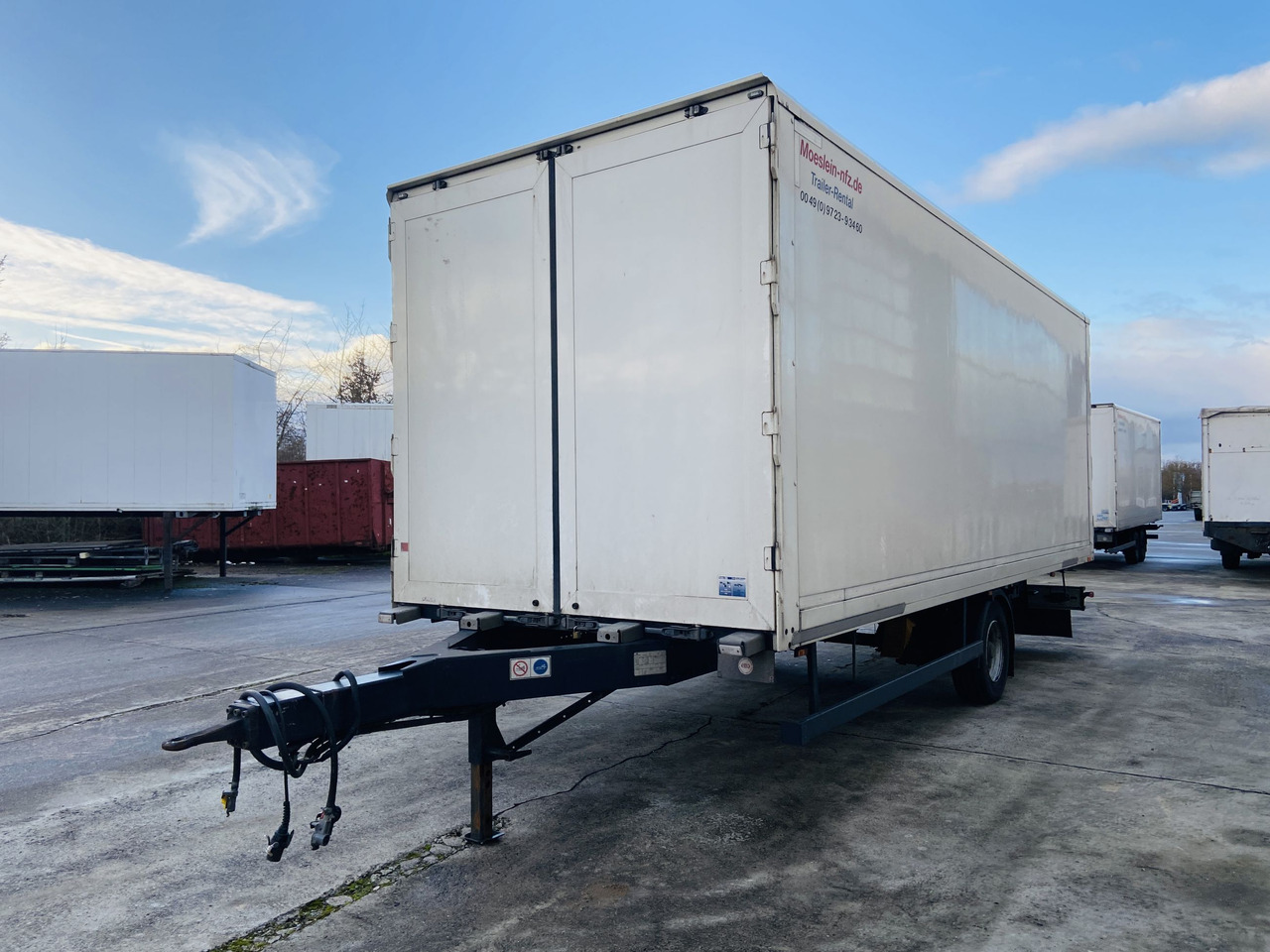 Möslein EK 1- D 7,3  1 Achs Kofferanhänger - Closed box trailer: picture 5 Möslein EK 1- D 7,3  1 Achs Kofferanhänger - Closed box trailer: picture 5