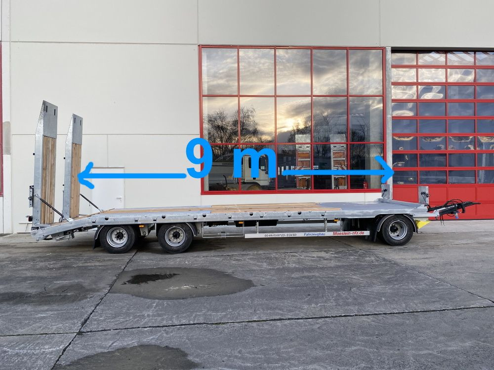 Möslein T 3-9,20 F Blatt 3 Achs Tieflader mit gerader Ladefläche 9 m, Neufahrzeug - Low loader trailer: picture 1 Möslein T 3-9,20 F Blatt 3 Achs Tieflader mit gerader Ladefläche 9 m, Neufahrzeug - Low loader trailer: picture 1