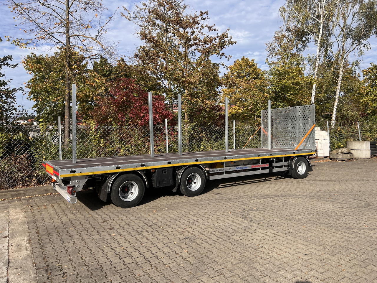 Möslein T 3 Plato 10,5 m 3 Achs Jumbo- Plato- Anhänger 10,50 m, Mega - Dropside/ Flatbed trailer: picture 3 Möslein T 3 Plato 10,5 m 3 Achs Jumbo- Plato- Anhänger 10,50 m, Mega - Dropside/ Flatbed trailer: picture 3