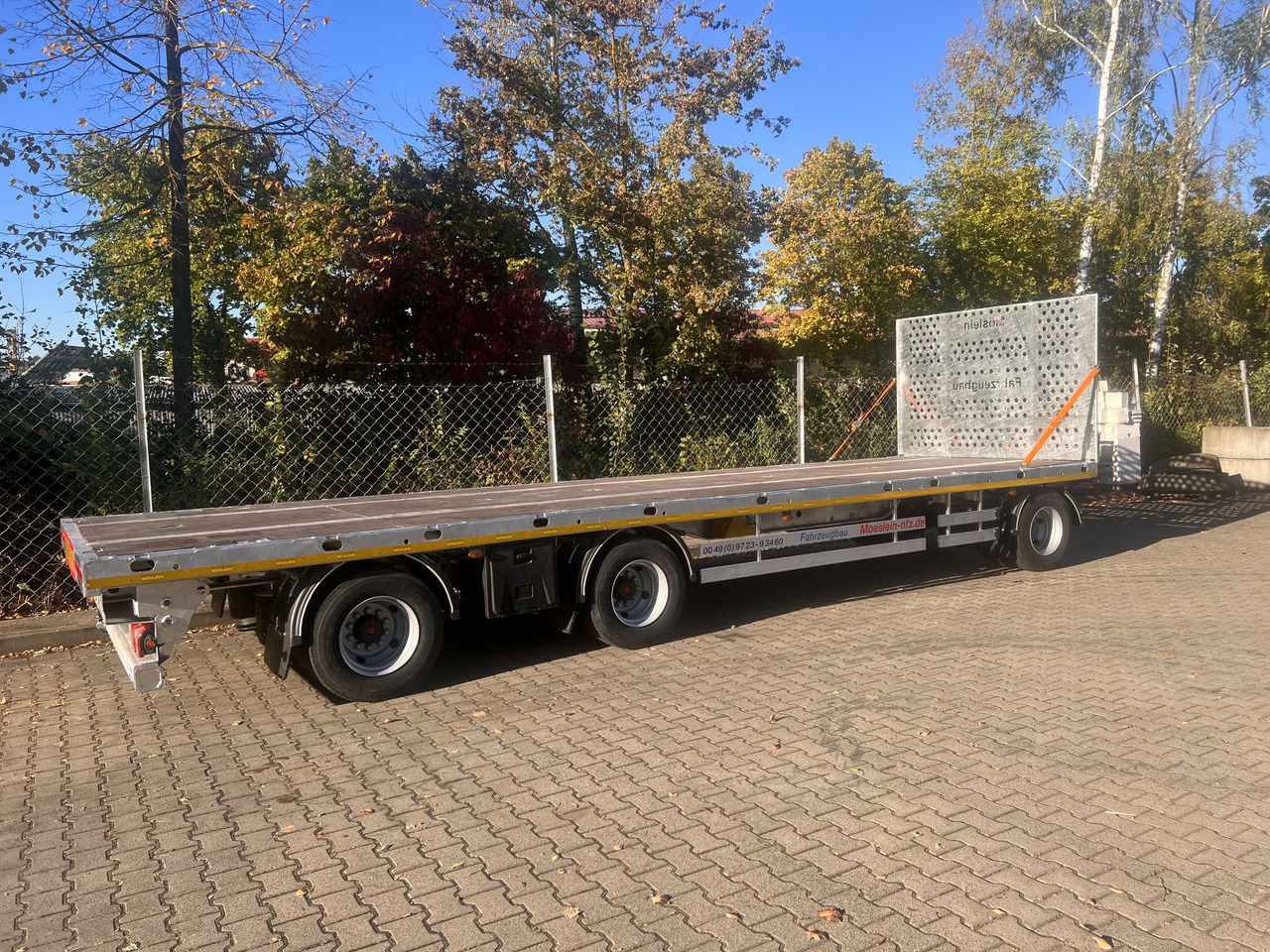 New Low loader trailer Möslein T 3 Plato 8,6 m  3 Achs Jumbo- Plato- Anhänger 8,60 m, Mega: picture 8