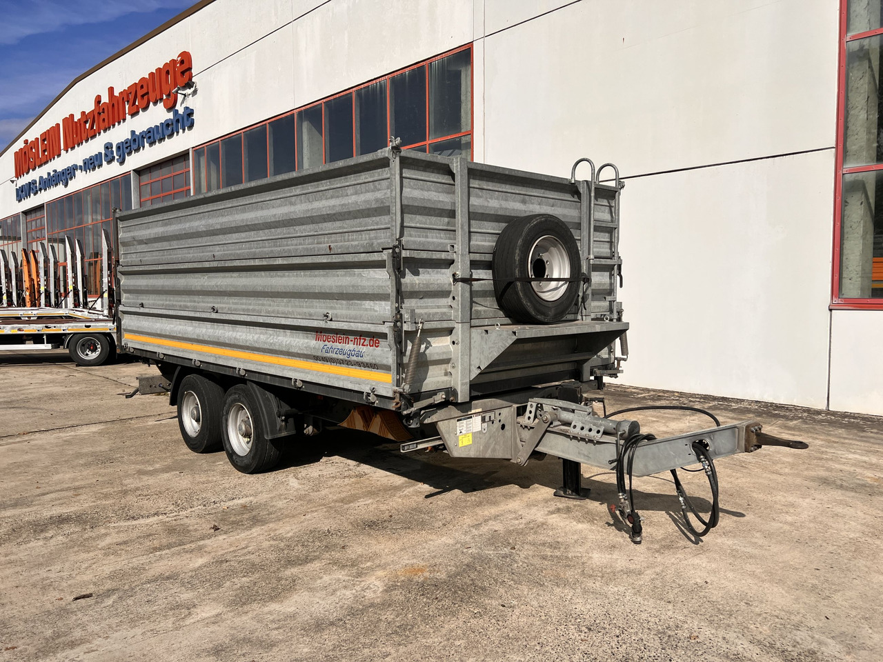 Möslein TDS 13 Schwebheim 13 t Tandemkipper- Tieflader, Aufsatzbordwände - Tipper trailer: picture 5 Möslein TDS 13 Schwebheim 13 t Tandemkipper- Tieflader, Aufsatzbordwände - Tipper trailer: picture 5