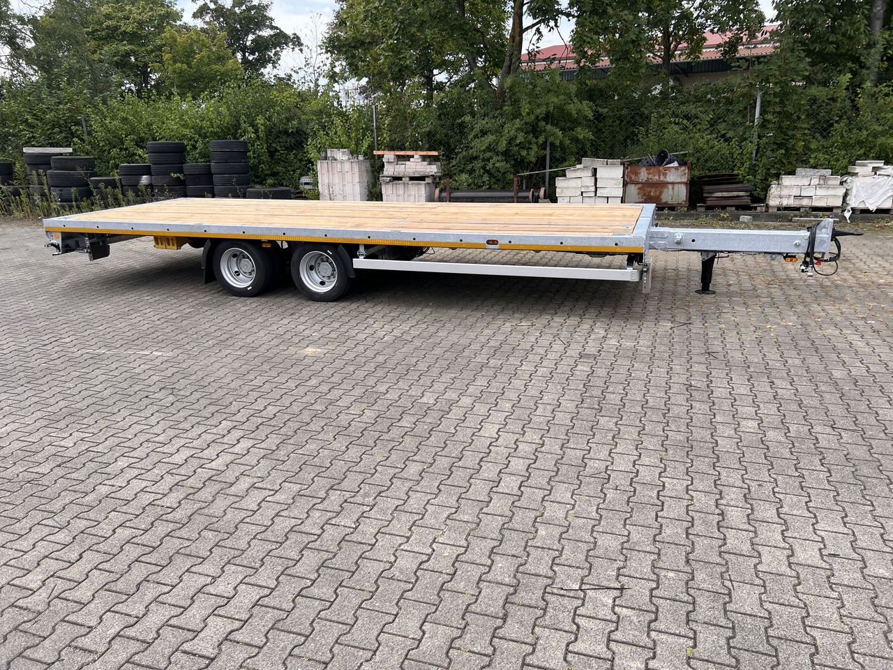 New Dropside/ Flatbed trailer Möslein THT 11 G Ausziehbar  11,9 t Tandemanhänger- Tieflader, ausziehbar: picture 6