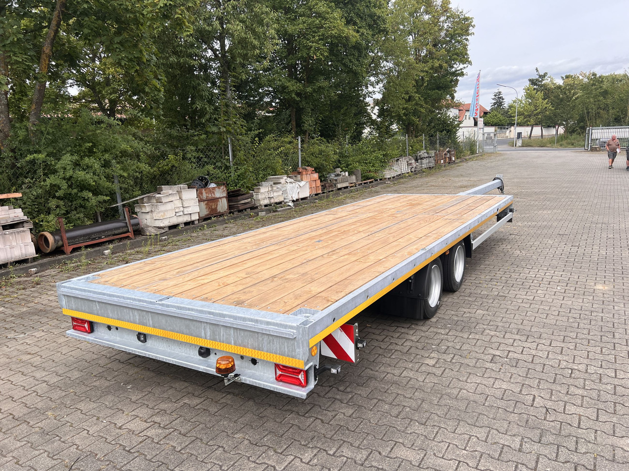 New Dropside/ Flatbed trailer Möslein THT 11 G Ausziehbar  11,9 t Tandemanhänger- Tieflader, ausziehbar: picture 10