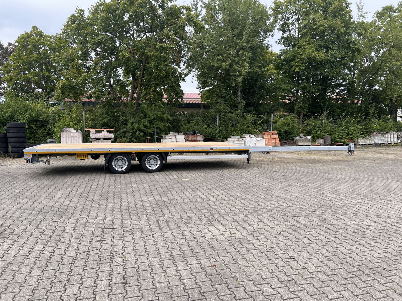 New Dropside/ Flatbed trailer Möslein THT 11 G Ausziehbar  11,9 t Tandemanhänger- Tieflader, ausziehbar: picture 8
