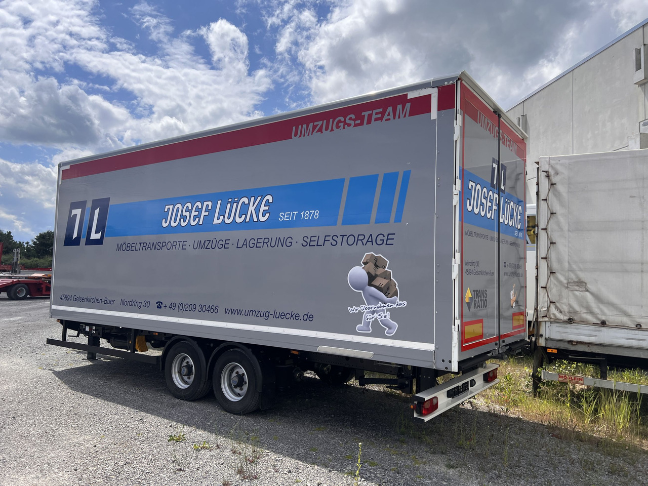 Möslein TKO 105 Schwebheim Tandem- Möbel Koffer- Anhänger - Closed box trailer: picture 2 Möslein TKO 105 Schwebheim Tandem- Möbel Koffer- Anhänger - Closed box trailer: picture 2