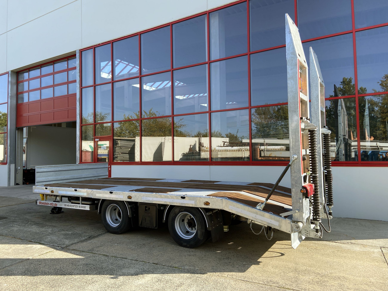 New Low loader trailer for transportation of heavy machinery Möslein TT 19 - 6,5  19 t Tandemtieflader, Luftgefedert, NEU: picture 7