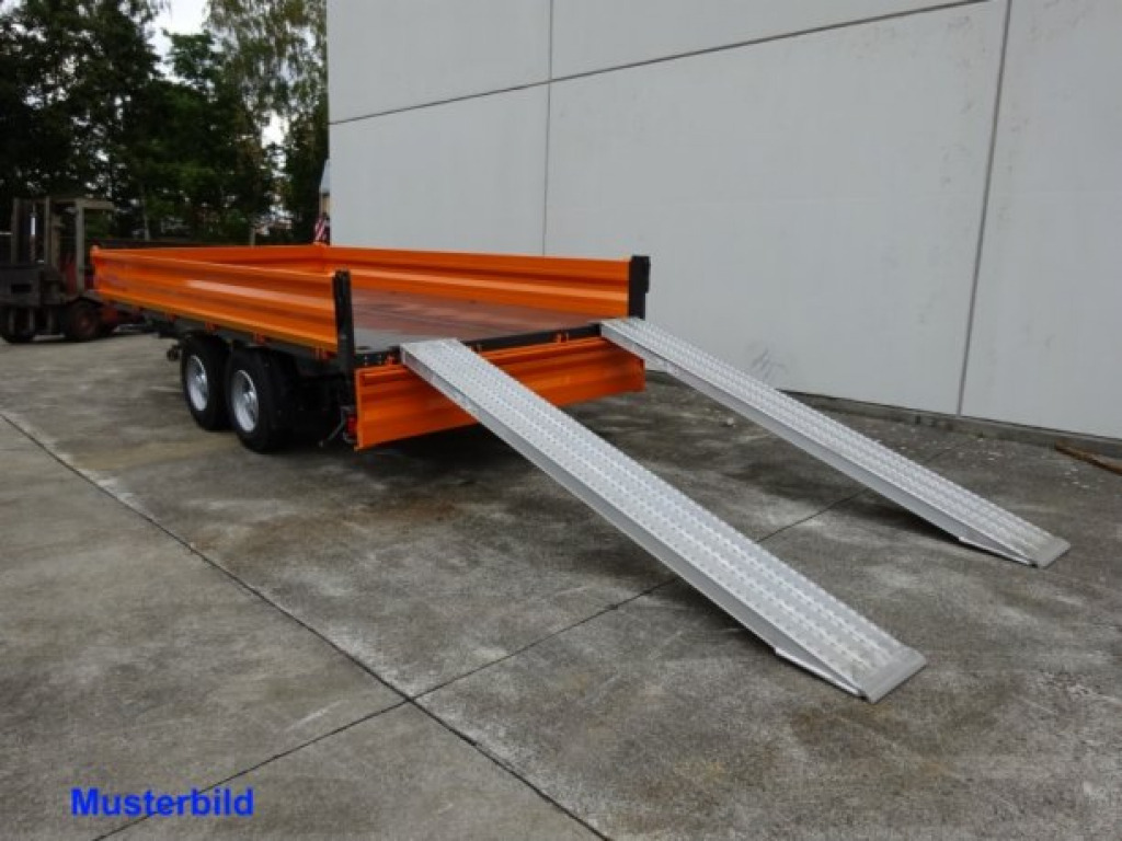 New Tipper trailer Möslein TTD 11 Weiß  neuer Tandem 3- Seitenkipper Tieflader-- Neufahrzeug --: picture 6