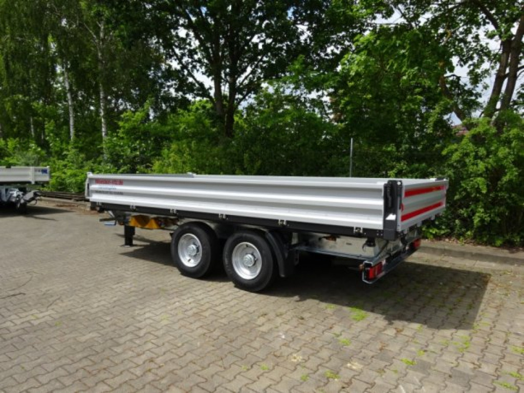 New Tipper trailer Möslein TTD11 weiß  neuer Tandem 3- Seitenkipper Tieflader-- Neufahrzeug --: picture 8