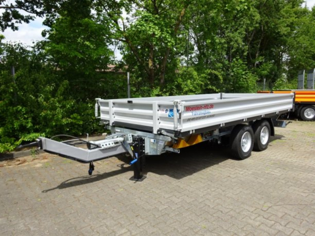 New Tipper trailer Möslein TTD11 weiß  neuer Tandem 3- Seitenkipper Tieflader-- Neufahrzeug --: picture 9