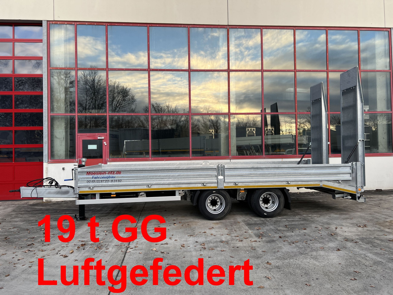 Möslein TTO 19 19 t Tandemtieflader,Neufahrzeug - Low loader trailer: picture 2 Möslein TTO 19 19 t Tandemtieflader,Neufahrzeug - Low loader trailer: picture 2