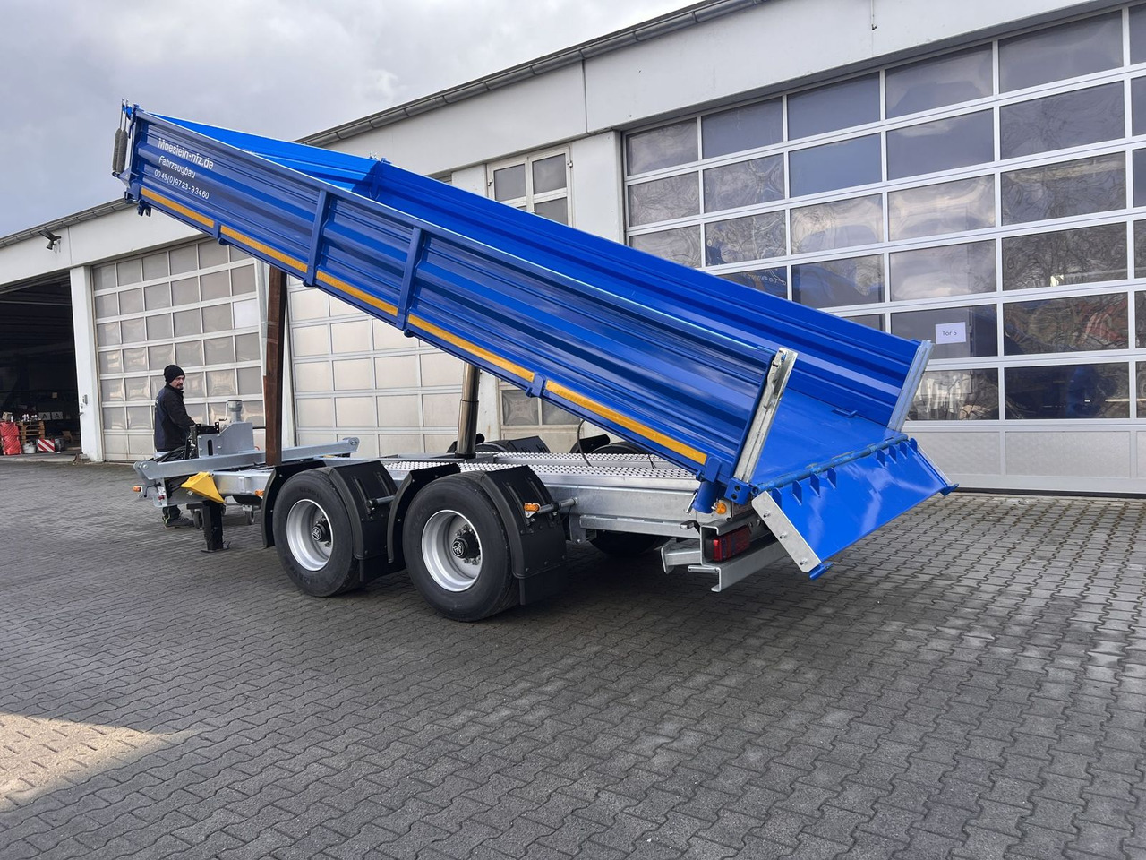 Möslein neuer 19 t Tandemkipper- Tieflader hydraulische - Tipper trailer: picture 5 Möslein neuer 19 t Tandemkipper- Tieflader hydraulische - Tipper trailer: picture 5