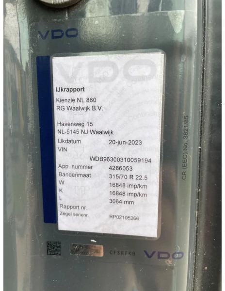 Container transporter/ Swap body truck Mercedes-Benz Antos 1927 2016 renova wissellaadbak systeem: picture 14