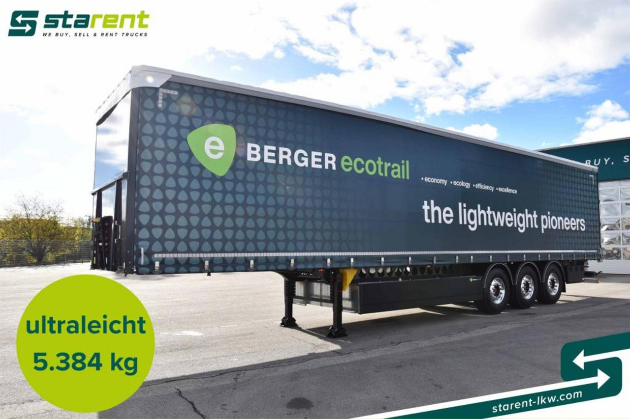 Berger LIGHT Tautliner Lift-A ALCOA Palka 5.384 Kg MIETE - Curtainsider semi-trailer: picture 1 Berger LIGHT Tautliner Lift-A ALCOA Palka 5.384 Kg MIETE - Curtainsider semi-trailer: picture 1