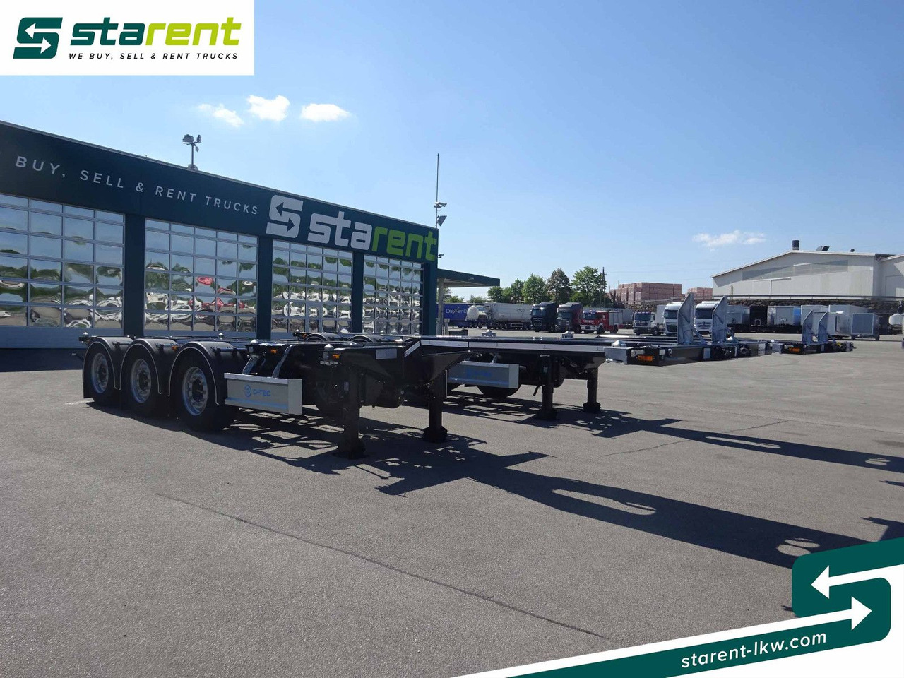 D-TEC Flexitrailer LS Containerchassis ADR, Liftachse - Container transporter/ Swap body semi-trailer: picture 3 D-TEC Flexitrailer LS Containerchassis ADR, Liftachse - Container transporter/ Swap body semi-trailer: picture 3