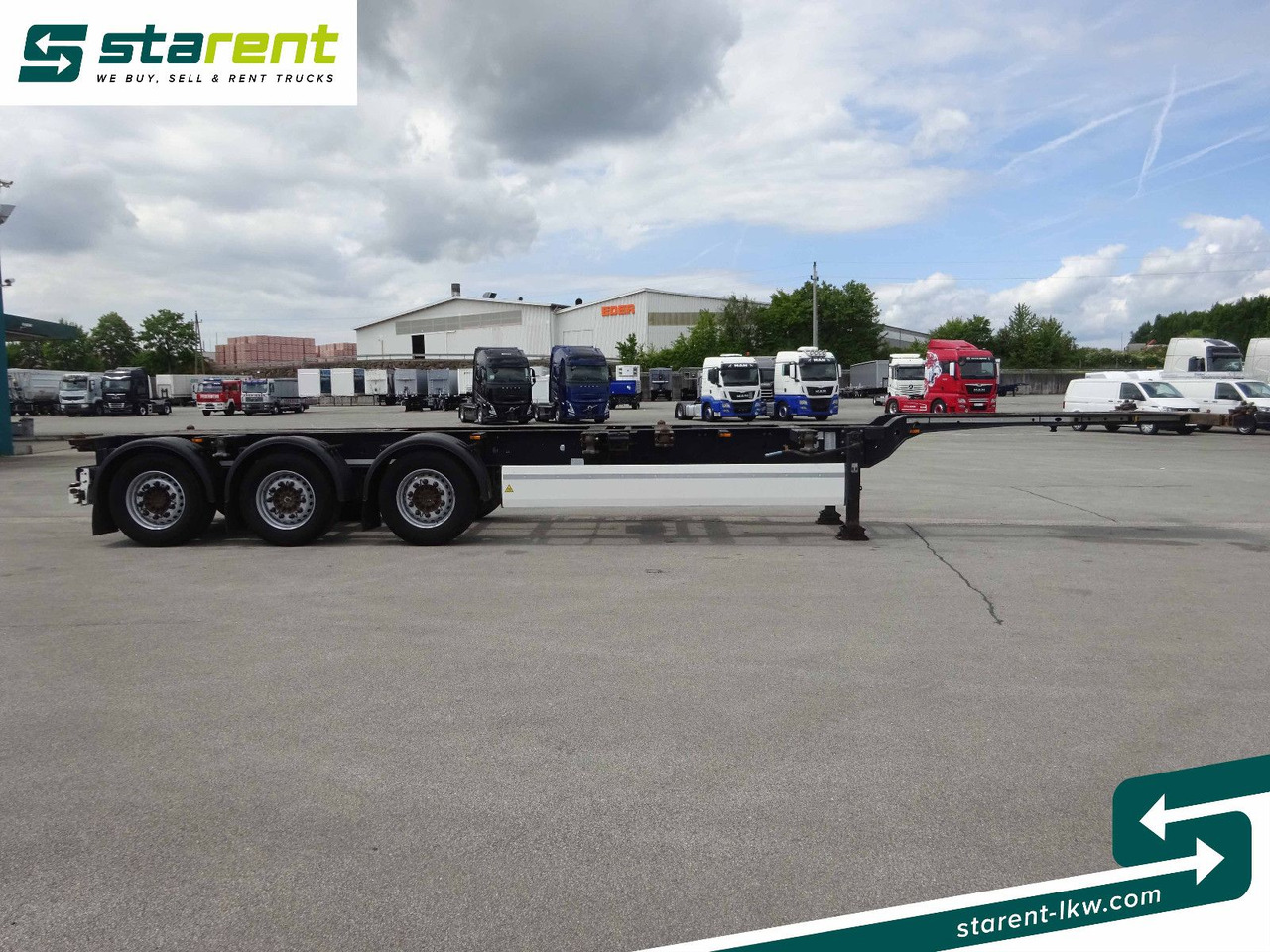 Krone Containerchassis 1x20/2x20/1x40/1x45, Liftachse - Container transporter/ Swap body semi-trailer: picture 4 Krone Containerchassis 1x20/2x20/1x40/1x45, Liftachse - Container transporter/ Swap body semi-trailer: picture 4
