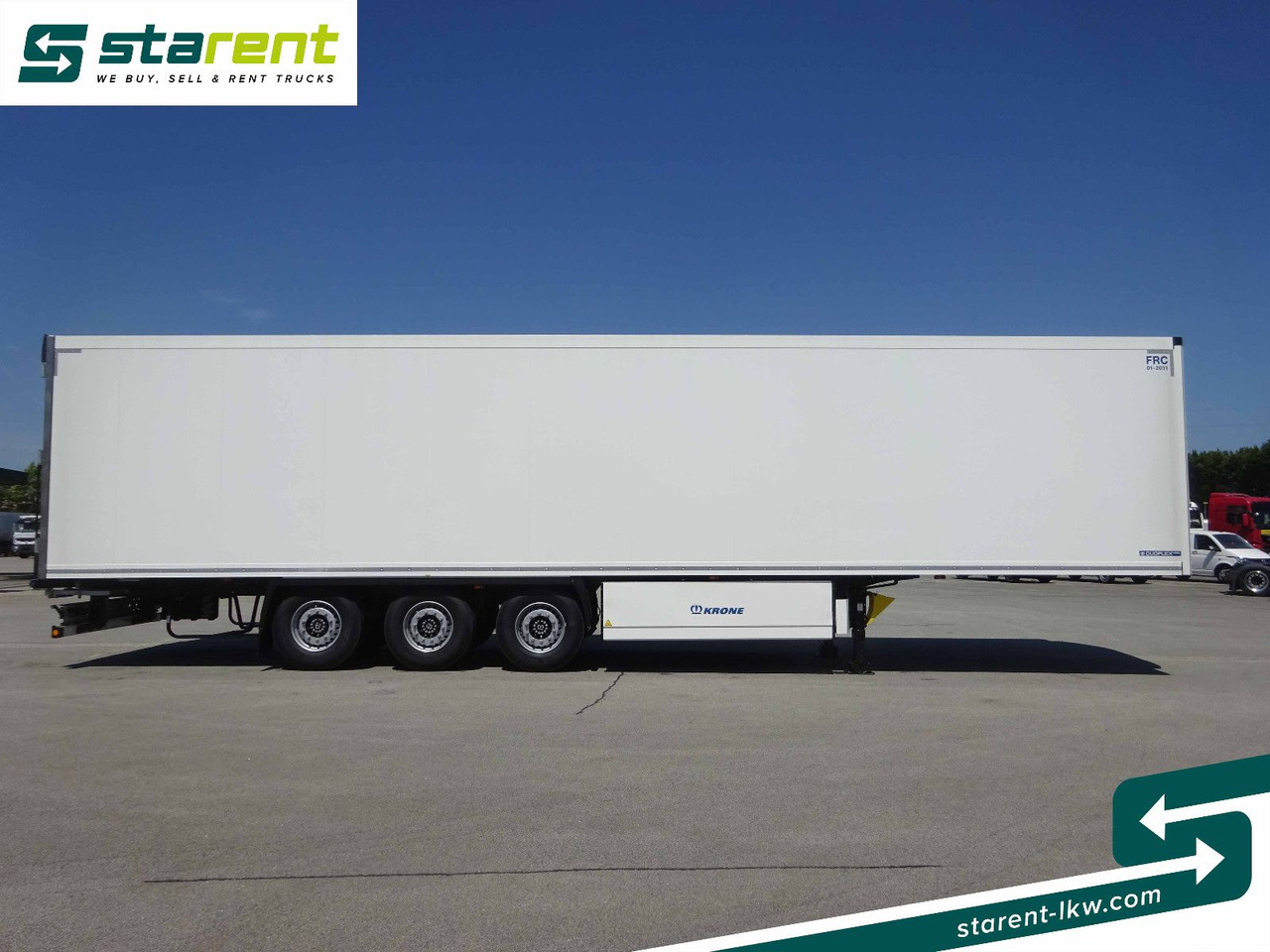 Krone Thermotrailer Carrier Vector 1550, Zurrleisten - Refrigerator semi-trailer: picture 4 Krone Thermotrailer Carrier Vector 1550, Zurrleisten - Refrigerator semi-trailer: picture 4