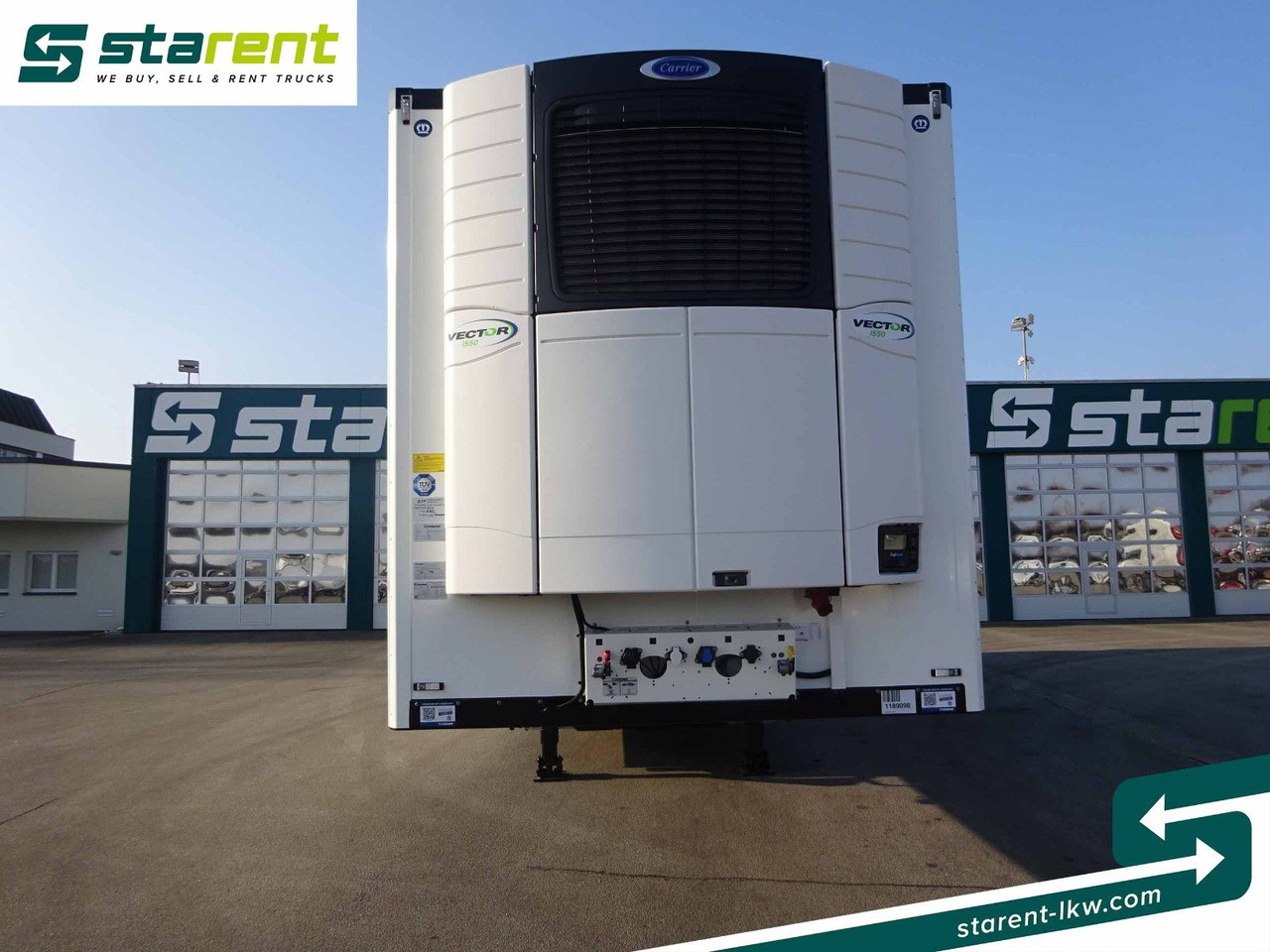 Krone Thermotrailer Carrier Vector 1550, Zurrleisten - Closed box semi-trailer: picture 2 Krone Thermotrailer Carrier Vector 1550, Zurrleisten - Closed box semi-trailer: picture 2