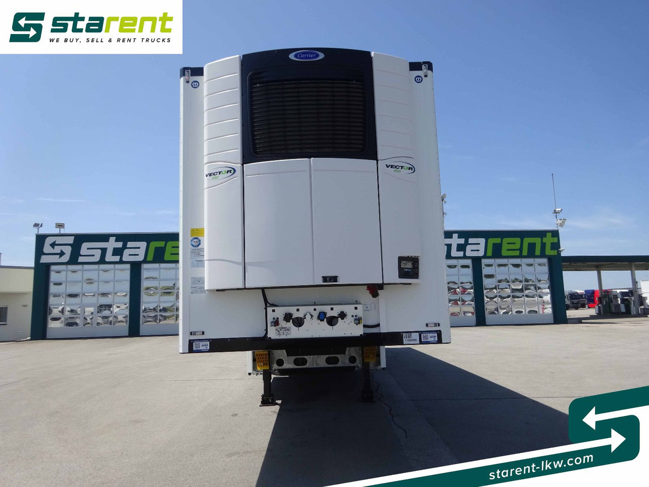 Krone Thermotrailer Carrier Vector 1550, Zurrleisten - Refrigerator semi-trailer: picture 2 Krone Thermotrailer Carrier Vector 1550, Zurrleisten - Refrigerator semi-trailer: picture 2