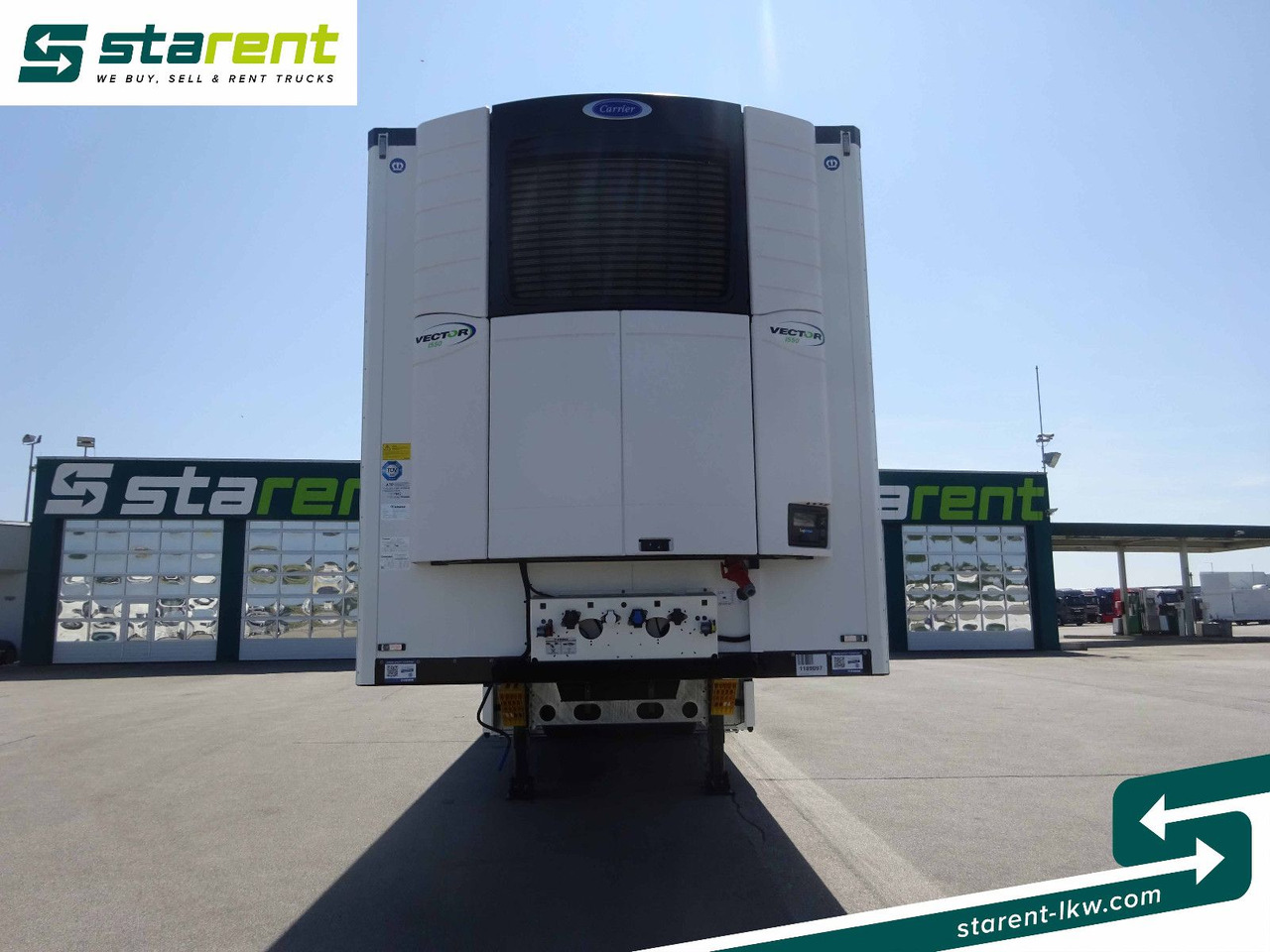 Krone Tiefkühler Carrier Vector 1550, Liftachse - Refrigerator semi-trailer: picture 2 Krone Tiefkühler Carrier Vector 1550, Liftachse - Refrigerator semi-trailer: picture 2