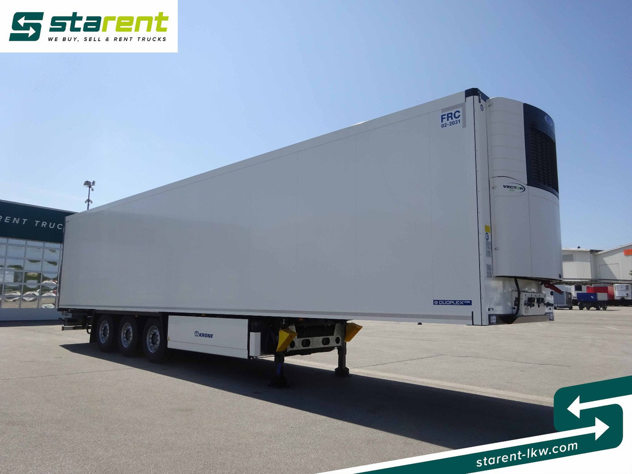 Krone Tiefkühler Carrier Vector 1550, Liftachse - Refrigerator semi-trailer: picture 3 Krone Tiefkühler Carrier Vector 1550, Liftachse - Refrigerator semi-trailer: picture 3