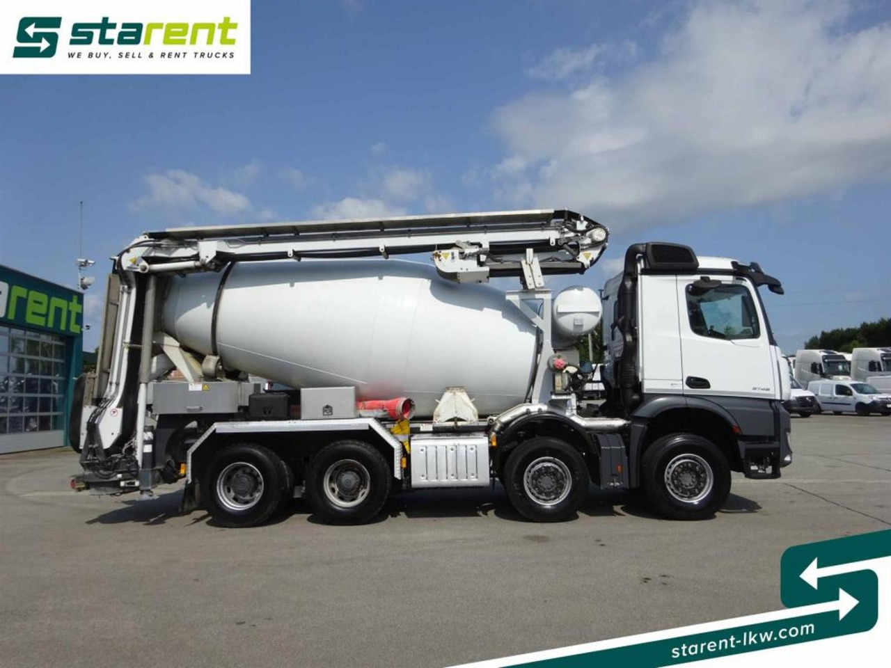 Mercedes Benz Arocs 3748 8x4 Liebherr Betonmischer + Förderband - Concrete mixer truck: picture 4 Mercedes Benz Arocs 3748 8x4 Liebherr Betonmischer + Förderband - Concrete mixer truck: picture 4