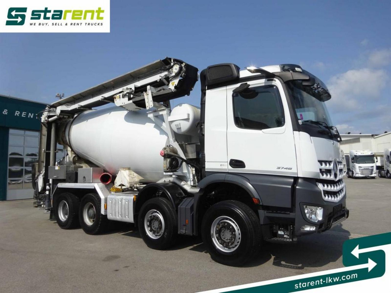Mercedes Benz Arocs 3748 8x4 Liebherr Betonmischer + Förderband - Concrete mixer truck: picture 3 Mercedes Benz Arocs 3748 8x4 Liebherr Betonmischer + Förderband - Concrete mixer truck: picture 3