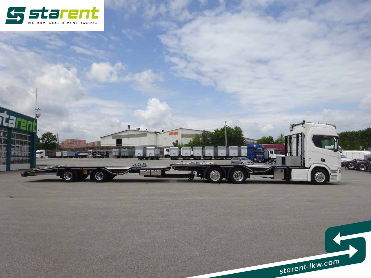 Scania R770 V8 Fahrzeugtransporter + Ziegler Anhänger - Autotransporter truck: picture 4 Scania R770 V8 Fahrzeugtransporter + Ziegler Anhänger - Autotransporter truck: picture 4