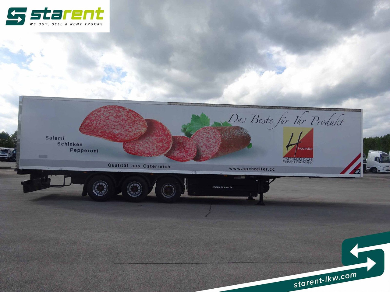 Schwarzmüller Thermotrailer, Thermo King SL400, Liftachse, SAF - Closed box semi-trailer: picture 4 Schwarzmüller Thermotrailer, Thermo King SL400, Liftachse, SAF - Closed box semi-trailer: picture 4