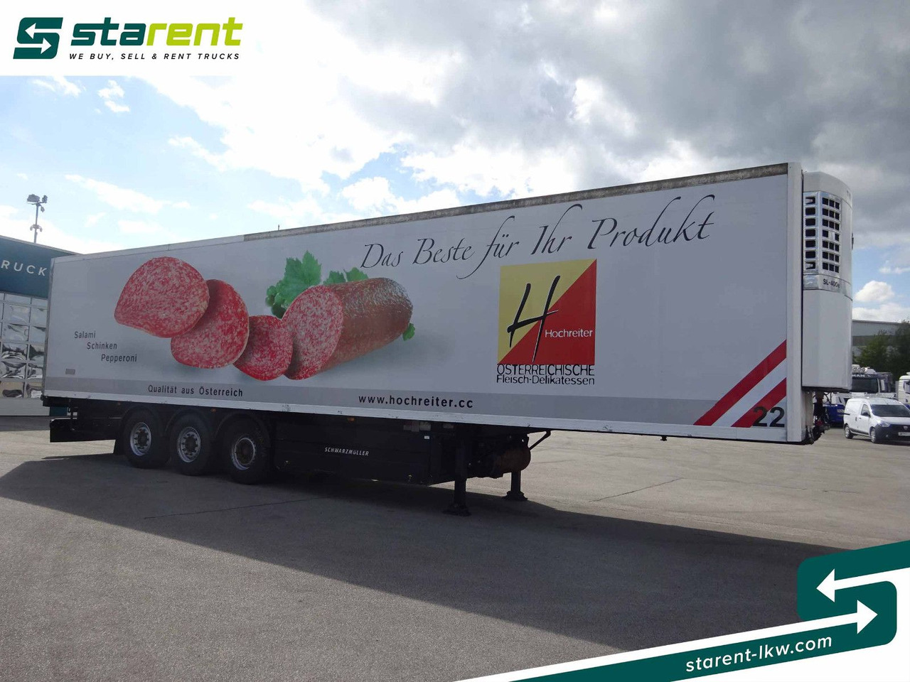 Schwarzmüller Thermotrailer, Thermo King SL400, Liftachse, SAF - Refrigerator semi-trailer: picture 3 Schwarzmüller Thermotrailer, Thermo King SL400, Liftachse, SAF - Refrigerator semi-trailer: picture 3