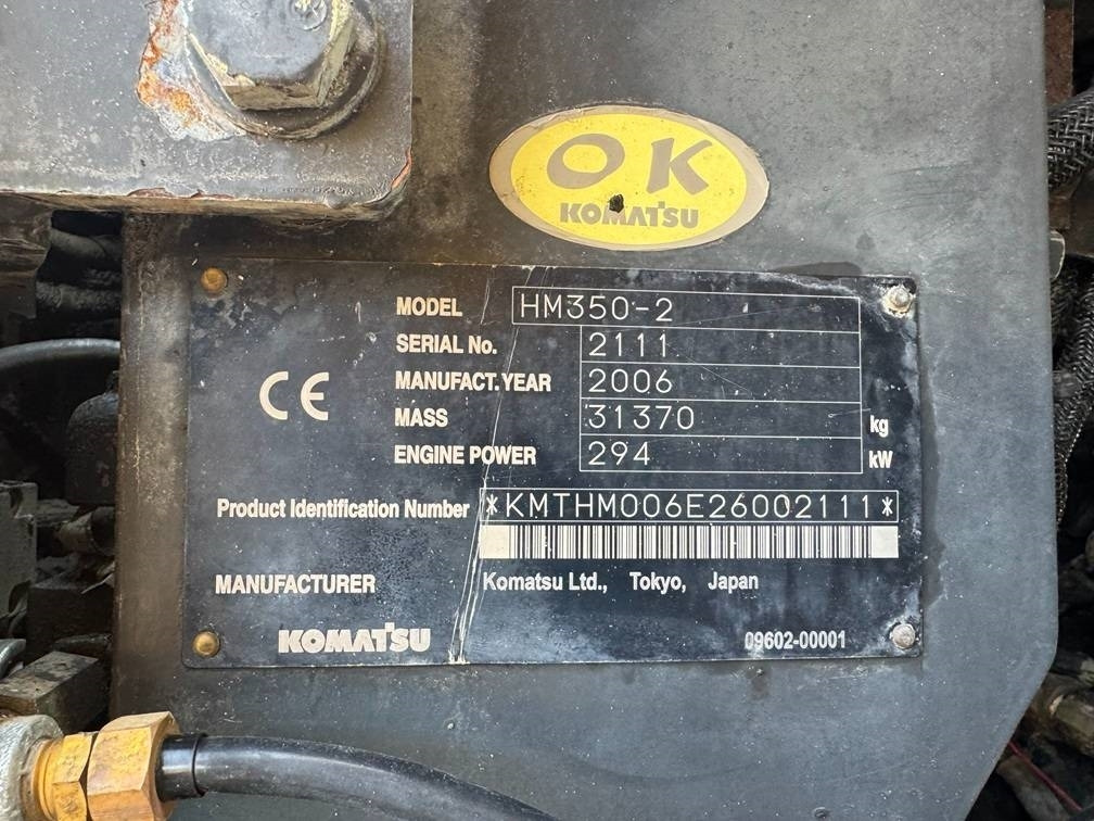 Articulated dumper Komatsu HM 350-2: picture 14