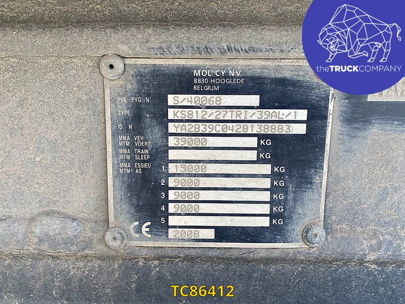 Tipper semi-trailer MOL 32m3 geïsoleerd: picture 10 Tipper semi-trailer MOL 32m3 geïsoleerd: picture 10