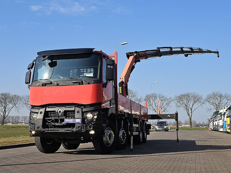 Renault C 430 8X4 PALF. PK27000-7 - Dropside/ Flatbed truck, Crane truck: picture 1 Renault C 430 8X4 PALF. PK27000-7 - Dropside/ Flatbed truck, Crane truck: picture 1