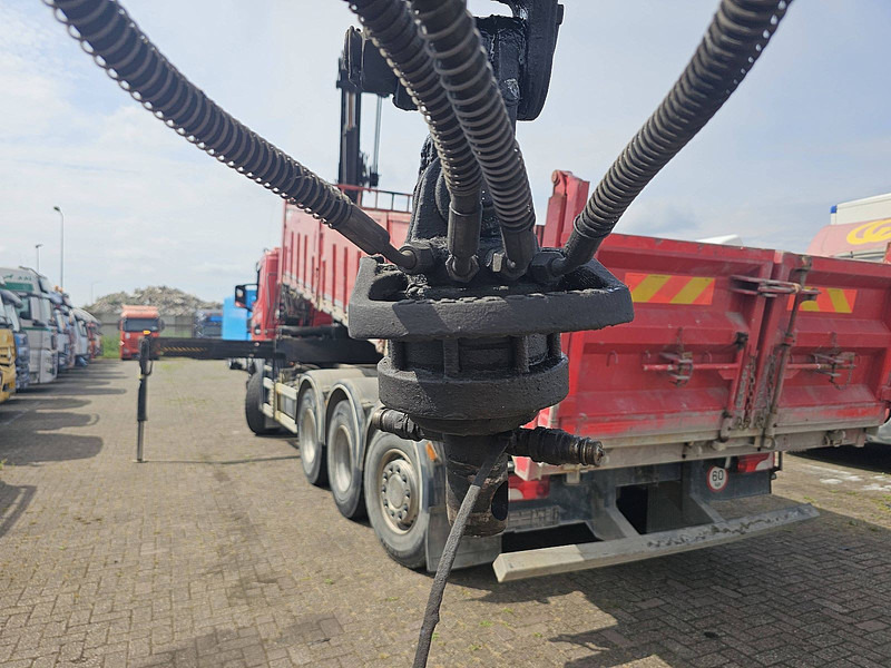 Tipper, Crane truck Scania G400 8X4*4 HIAB 211EP-3: picture 16