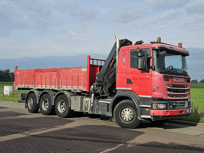 Tipper, Crane truck Scania G400 8X4*4 HIAB 211EP-3: picture 5