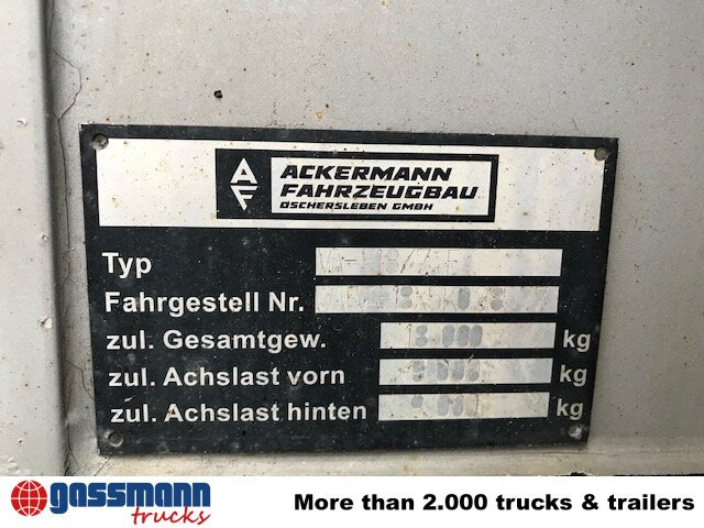 Ackermann VA-F 18/7.4E Kühlanhänger, Thermo-King, LBW - Refrigerator trailer: picture 5 Ackermann VA-F 18/7.4E Kühlanhänger, Thermo-King, LBW - Refrigerator trailer: picture 5