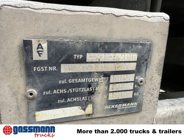 Ackermann Z-EAF 19-7,8/100TZ, Verzinkt - Container transporter/ Swap body trailer: picture 3 Ackermann Z-EAF 19-7,8/100TZ, Verzinkt - Container transporter/ Swap body trailer: picture 3