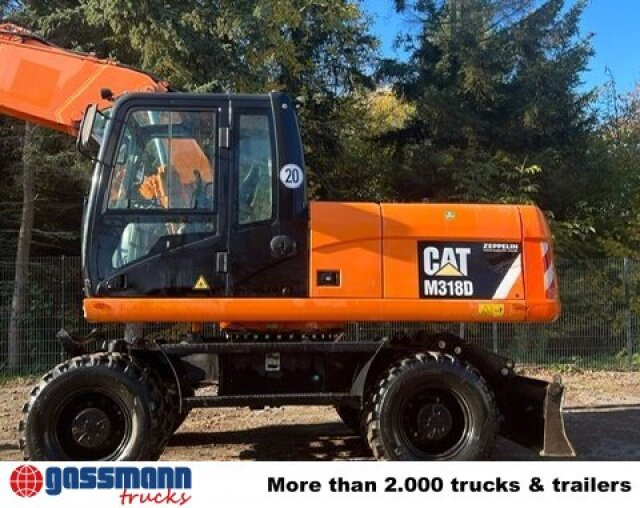 CAT M318D Mobilbagger - Construction machinery: picture 3 CAT M318D Mobilbagger - Construction machinery: picture 3