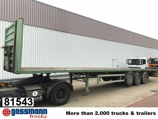 General Trailer SYY3FP Plattformauflieger, Liftachse - Dropside/ Flatbed semi-trailer: picture 1 General Trailer SYY3FP Plattformauflieger, Liftachse - Dropside/ Flatbed semi-trailer: picture 1