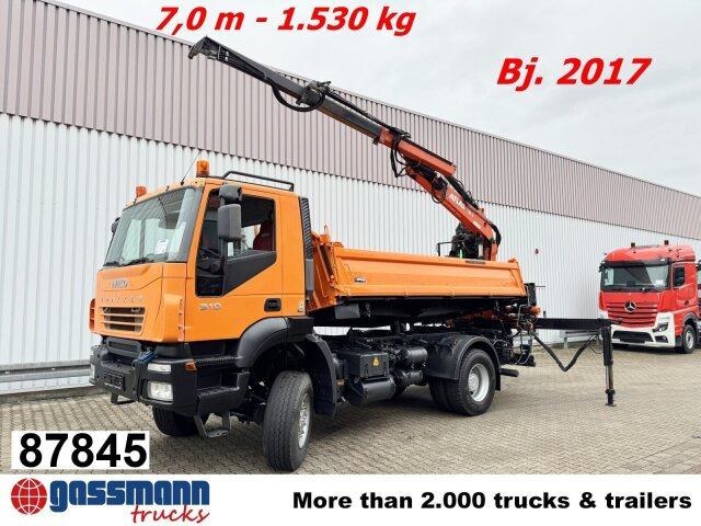 Iveco Trakker AD190T31W 4x4, absattelbarer Heckkran - Tipper, Crane truck: picture 1 Iveco Trakker AD190T31W 4x4, absattelbarer Heckkran - Tipper, Crane truck: picture 1