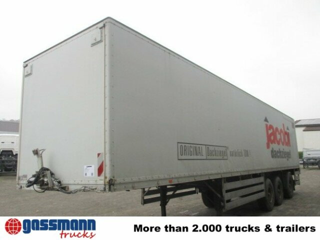 Closed box semi-trailer Kögel SF 24 Kofferauflieger, gelenkte Achse, Rolltor,: picture 8