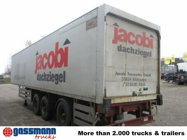 Closed box semi-trailer Kögel SF 24 Kofferauflieger, gelenkte Achse, Rolltor,: picture 7